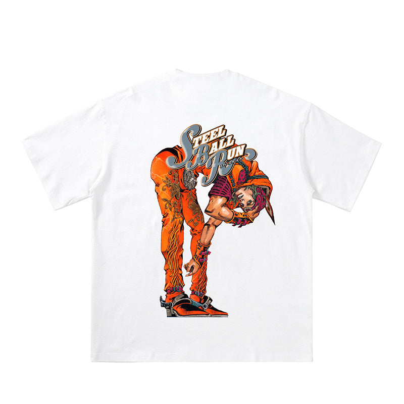 Pure Cotton Jojo’s Bizzare Adventure Steel Ball Run Tshirt