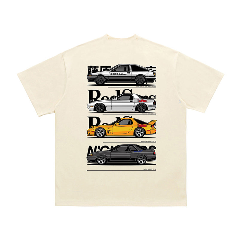 Pure Cotton Initial D Summer Tshirt