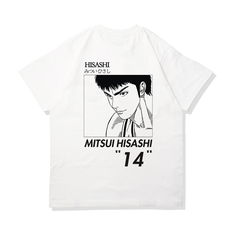 T-shirt style manga Slam Dunk en pur coton