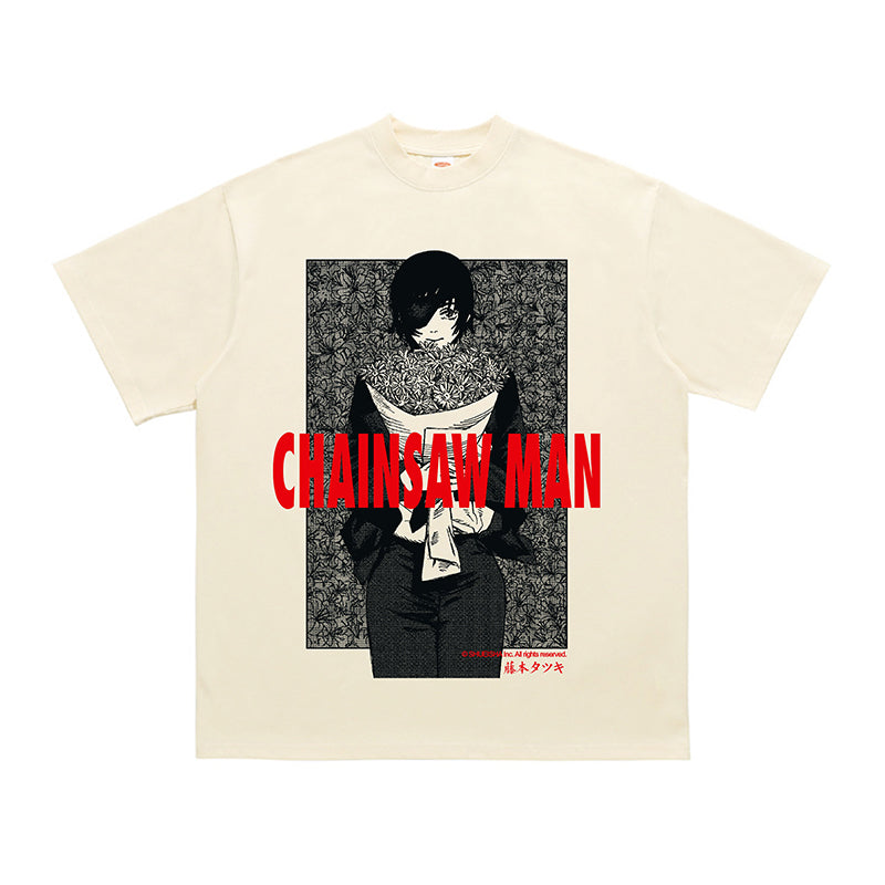 Pure Cotton Chainsaw Man Tshirt