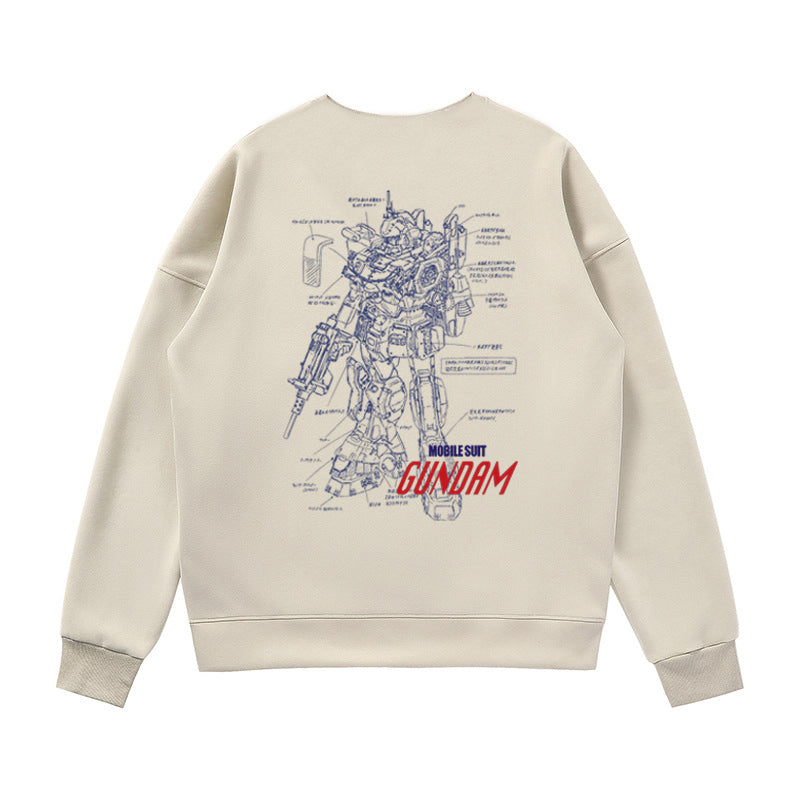 Pure Cotton Mobile Suit Gundam Anime Pullover