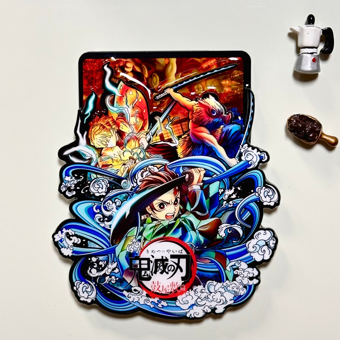 Anime Demon Slayer Fridge Magnets Toy