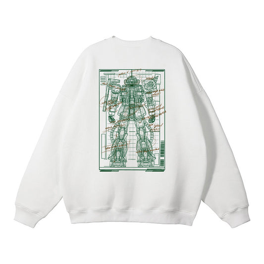 Pure Cotton Mobile Suit Gundam Zaku Anime Pullover