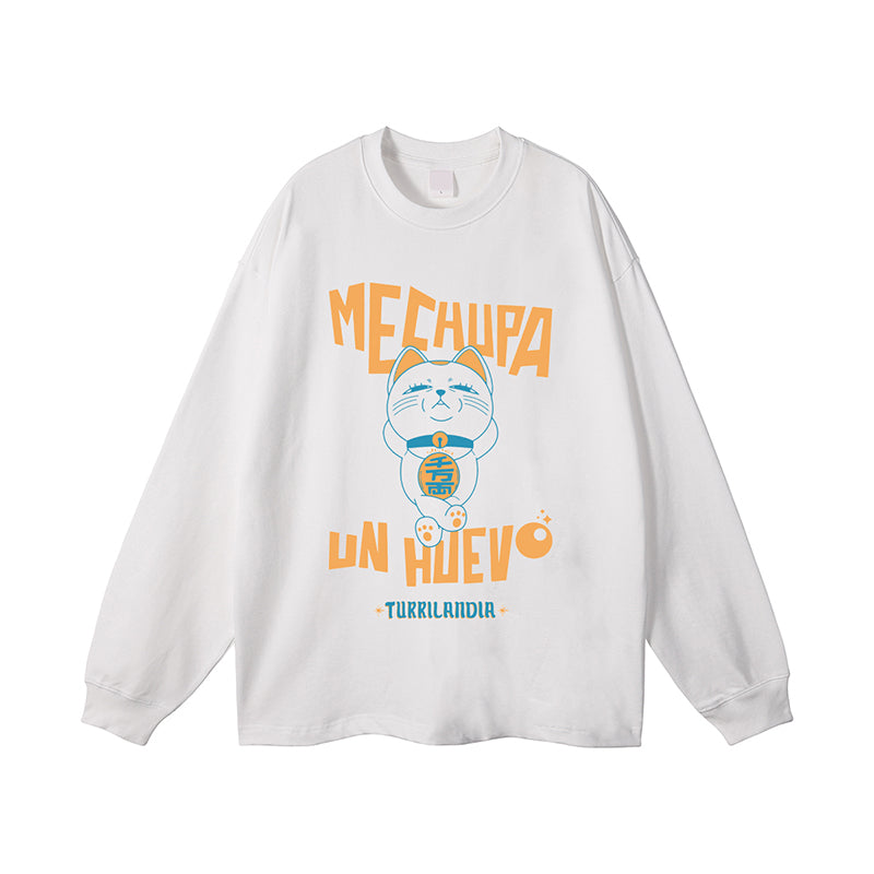 Pure Cotton Dandadan Cute Aesthetic Long Sleeved T-shirt