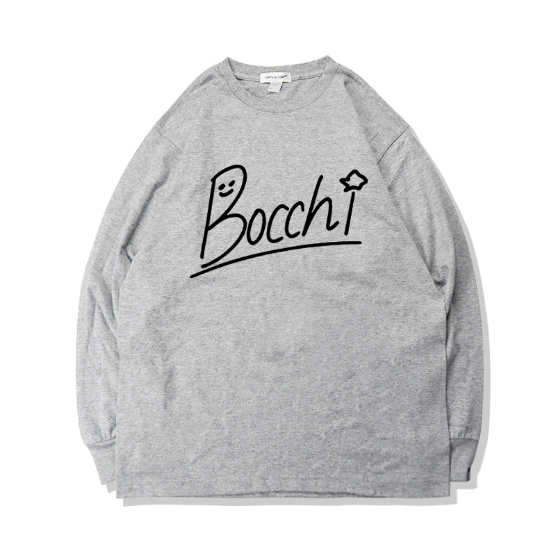 Camiseta de manga larga The Rock de Bocchi de algodón puro