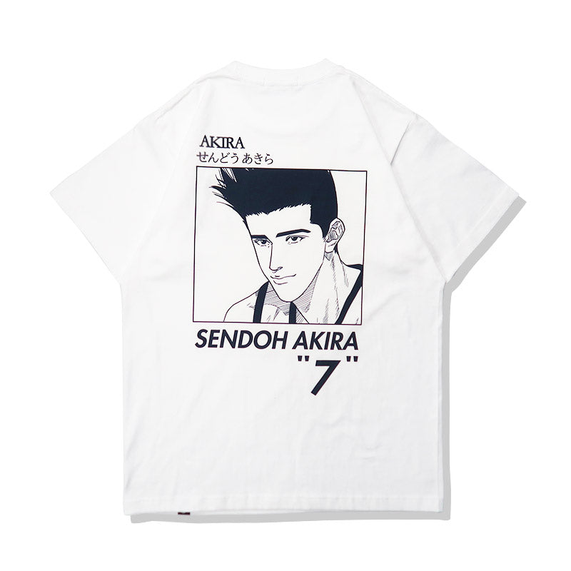 T-shirt style manga Slam Dunk en pur coton