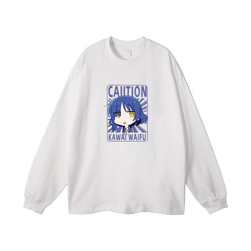 Pure Cotton Bocchi The Rock Cute Anime Long Sleeved T-shirt