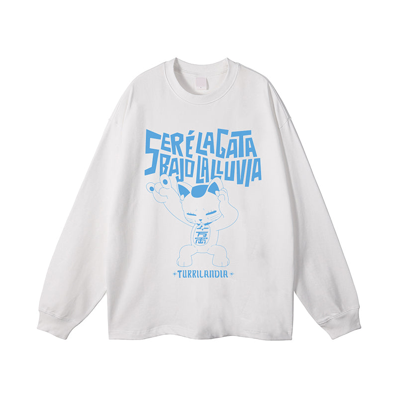 Pure Cotton Dandadan Cute Aesthetic Long Sleeved T-shirt