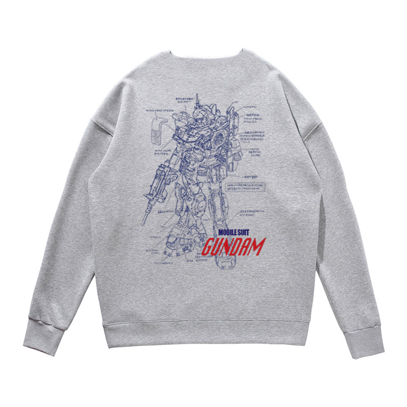 Pure Cotton Mobile Suit Gundam Anime Pullover