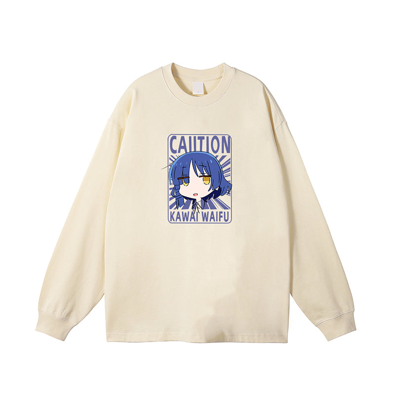 Pure Cotton Bocchi The Rock Cute Anime Long Sleeved T-shirt