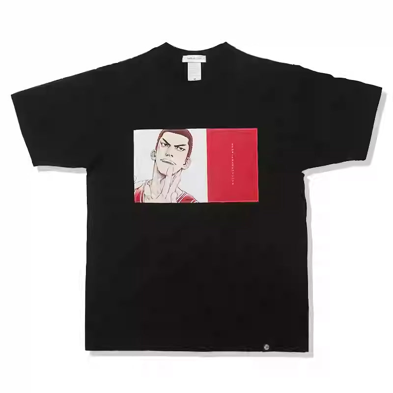 Camiseta fresca de puro algodón Slam Dunk Sakuragi Hanamichi