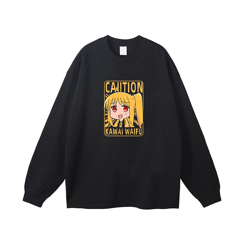 Pure Cotton Bocchi The Rock Cute Anime Long Sleeved T-shirt