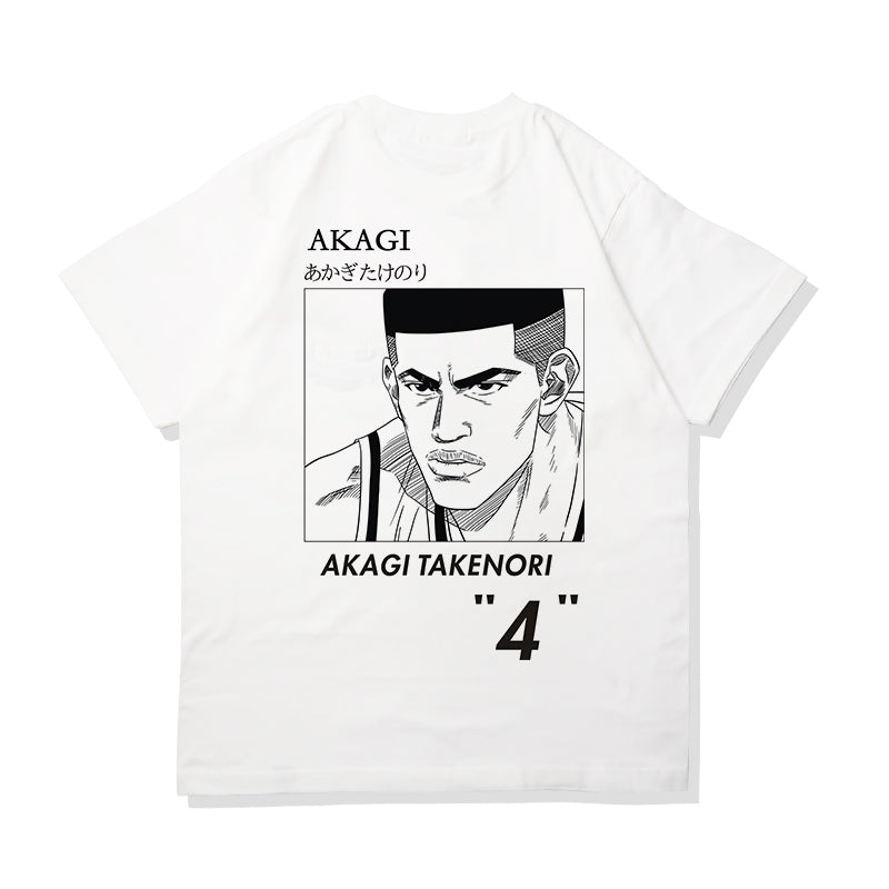 Pure Cotton Slam Dunk Manga Style T-shirt