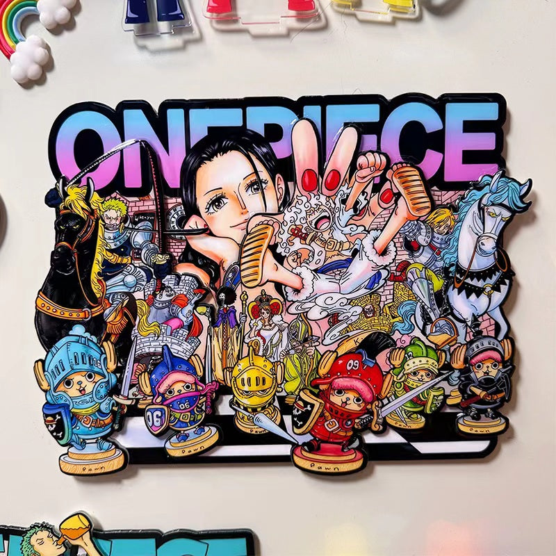 Anime One Piece Fridge Magnets Toy