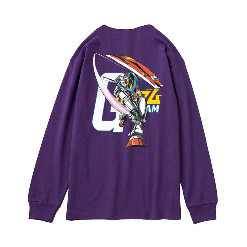 Pure Cotton Mobile Suit Gundam Gundam Long Sleeve Cool T-Shirt