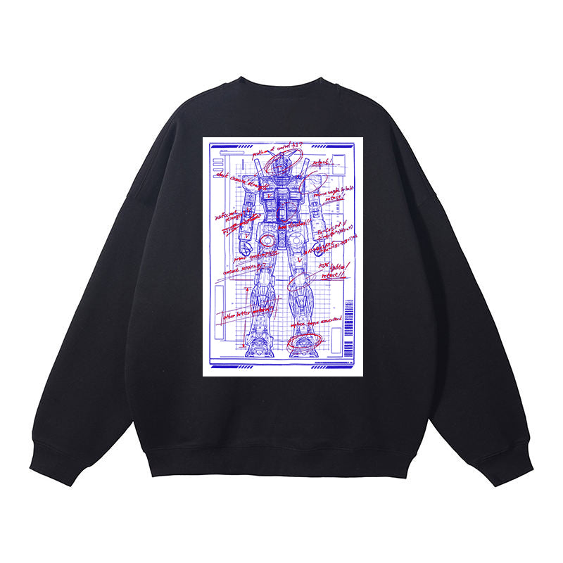 Pure Cotton Mobile Suit Gundam Anime Pullover