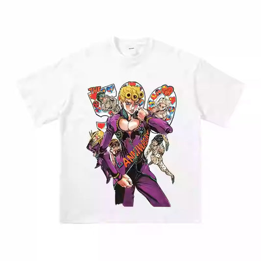 Pure Cotton Jojo’s Bizzare Giorno Giovanna Tshirt