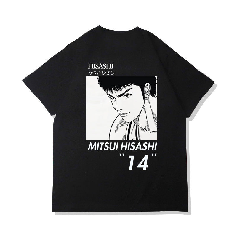 T-shirt style manga Slam Dunk en pur coton