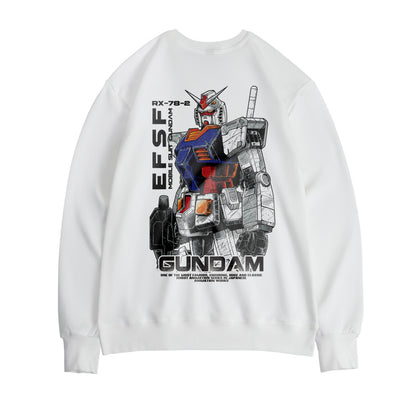 Pure Cotton Mobile Suit Gundam Trendy Anime Pullover
