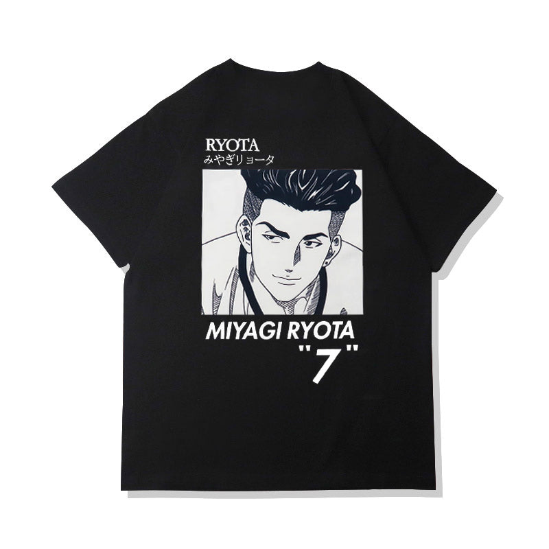 T-shirt style manga Slam Dunk en pur coton
