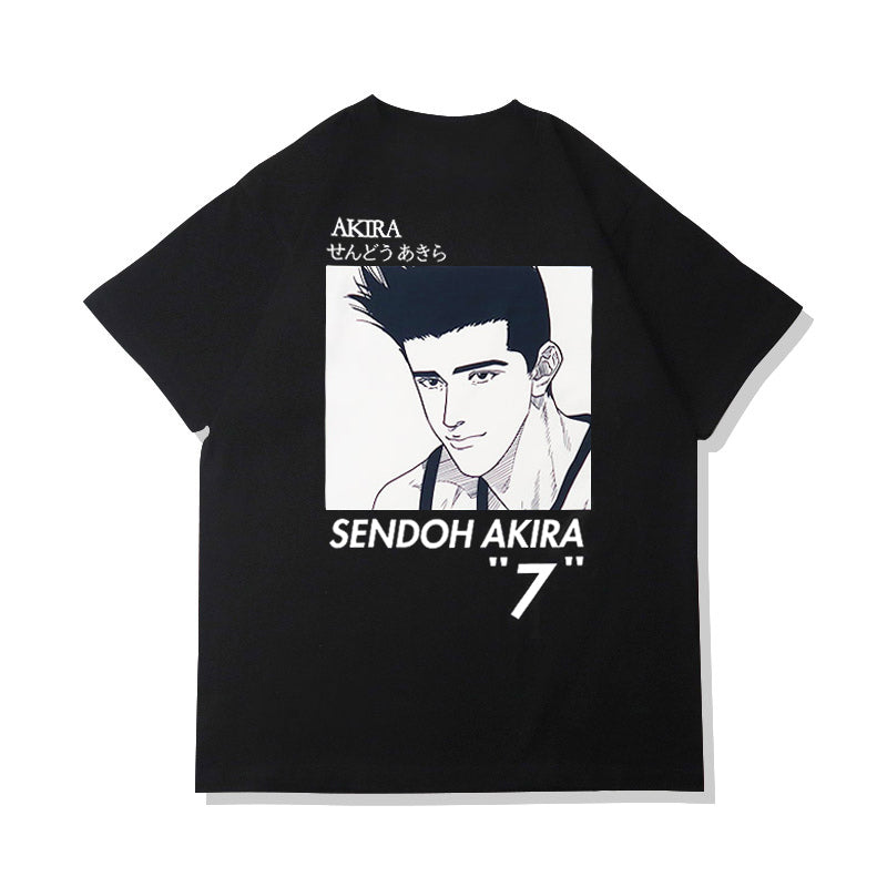 T-shirt style manga Slam Dunk en pur coton