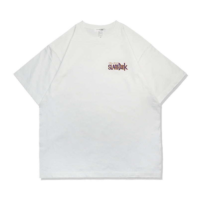 Camiseta de algodón puro del equipo de baloncesto Slam Dunk Shohoku