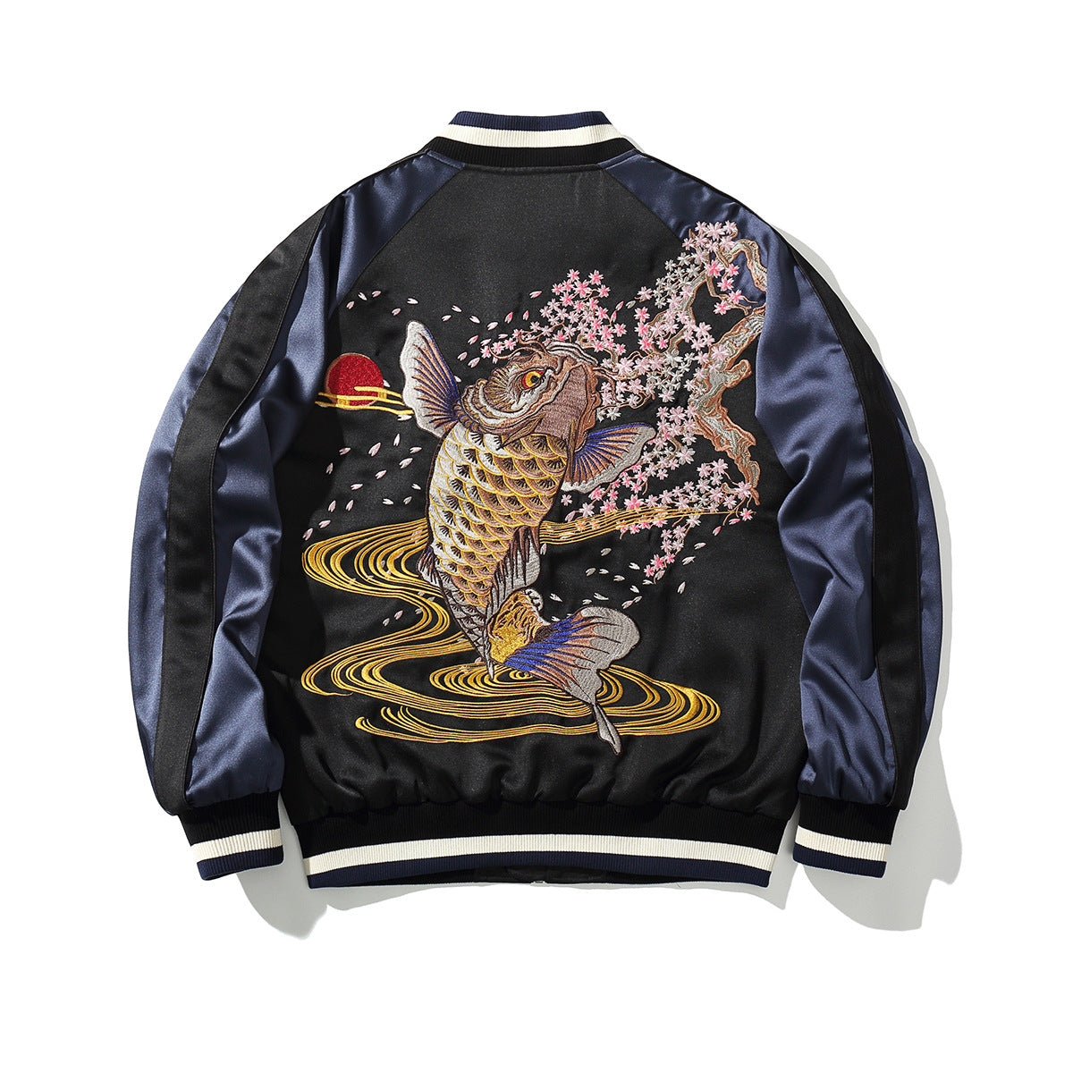 Koi Fish Satin Jacket