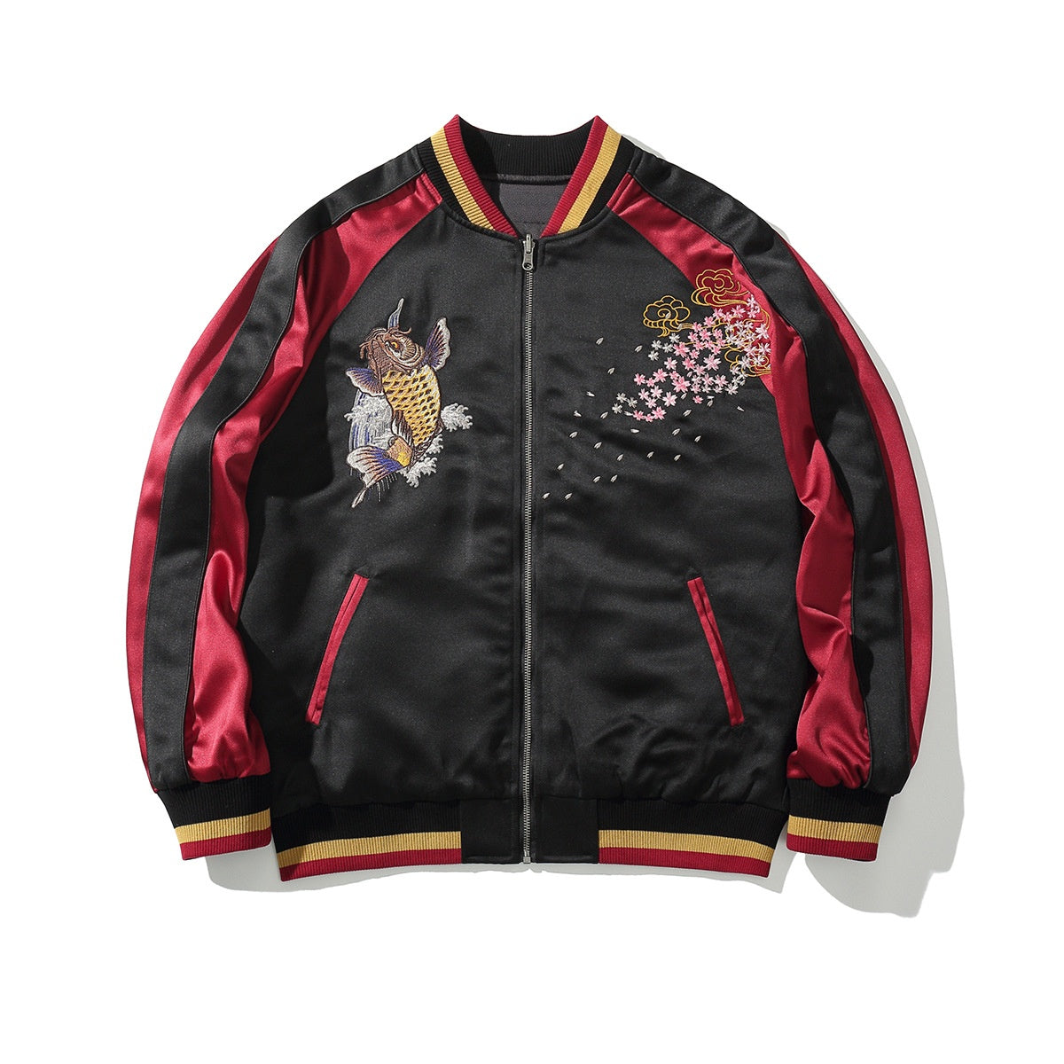 Koi Fish Satin Jacket