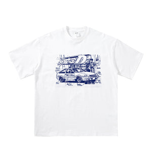 Initial D Manga Style Tshirt