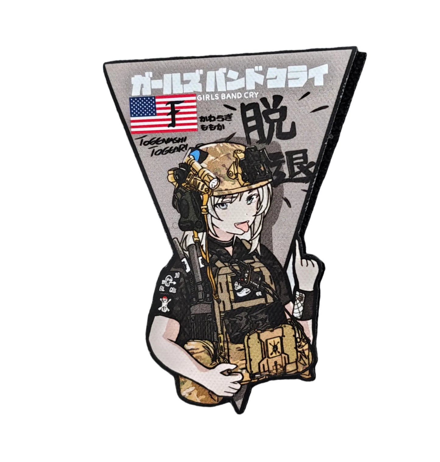 Anime Girls Band Tactical Morale Patch