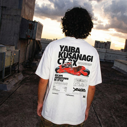 Camiseta vintage Akira de algodão puro