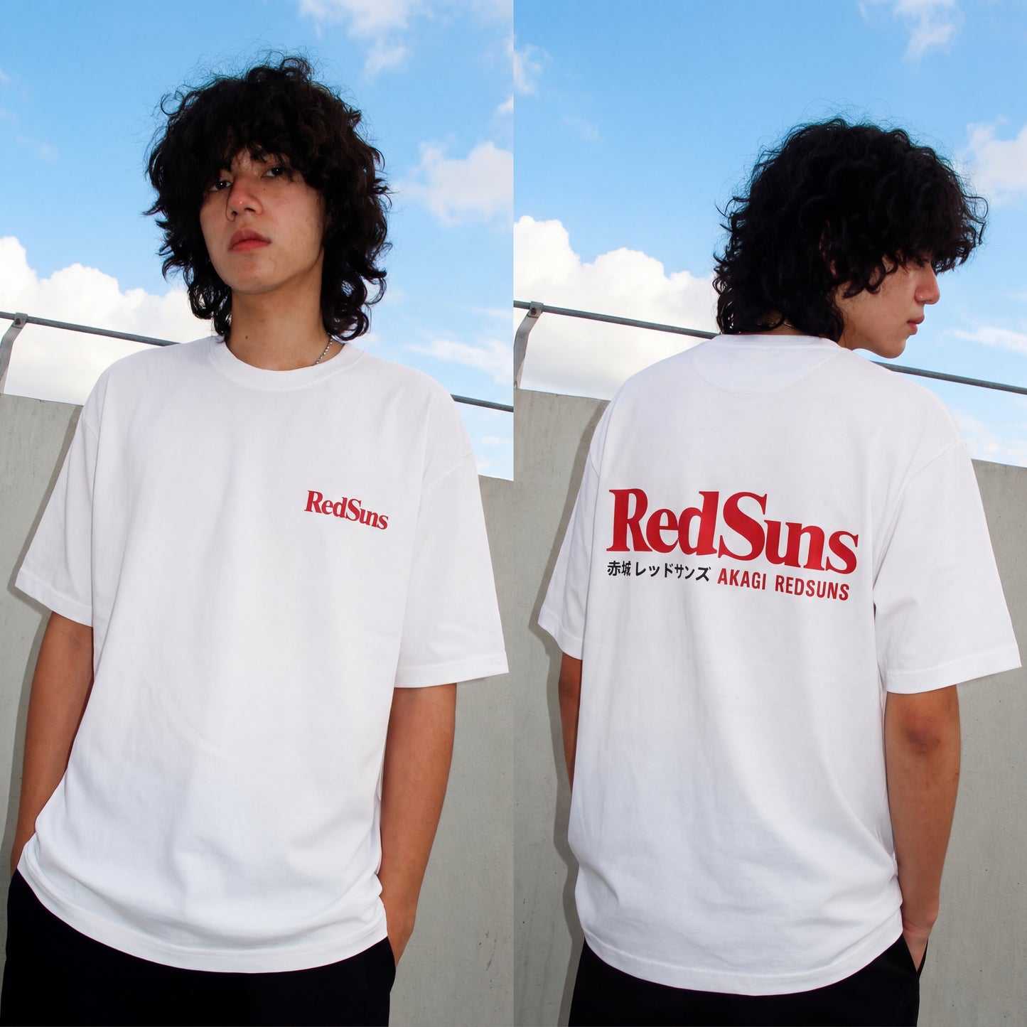 Camiseta de anime com a inicial D de algodão puro