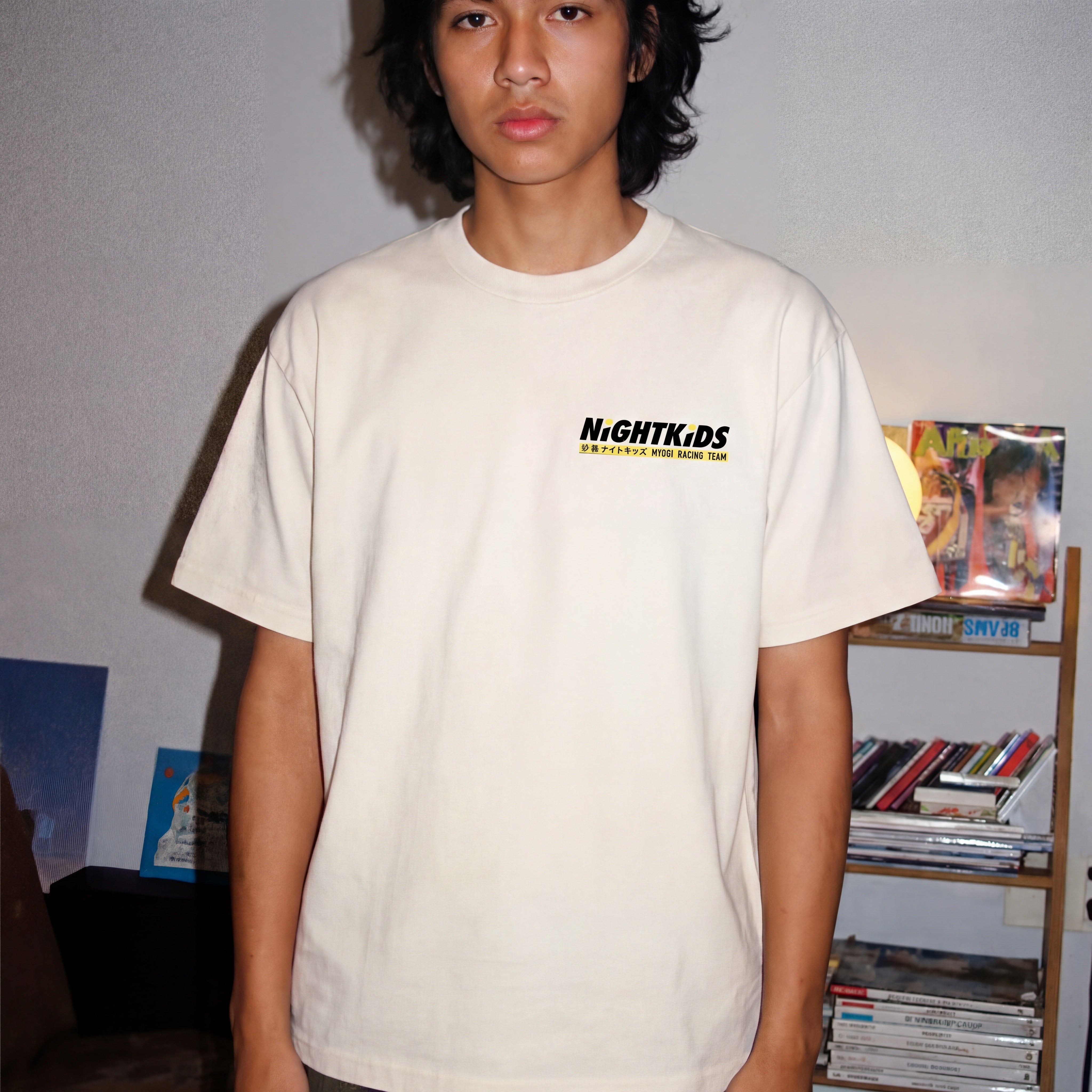 Pure Cotton Initial D Anime T-skjorte