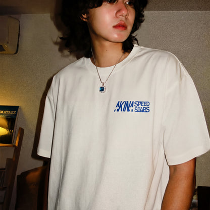 Camiseta de anime com a inicial D de algodão puro