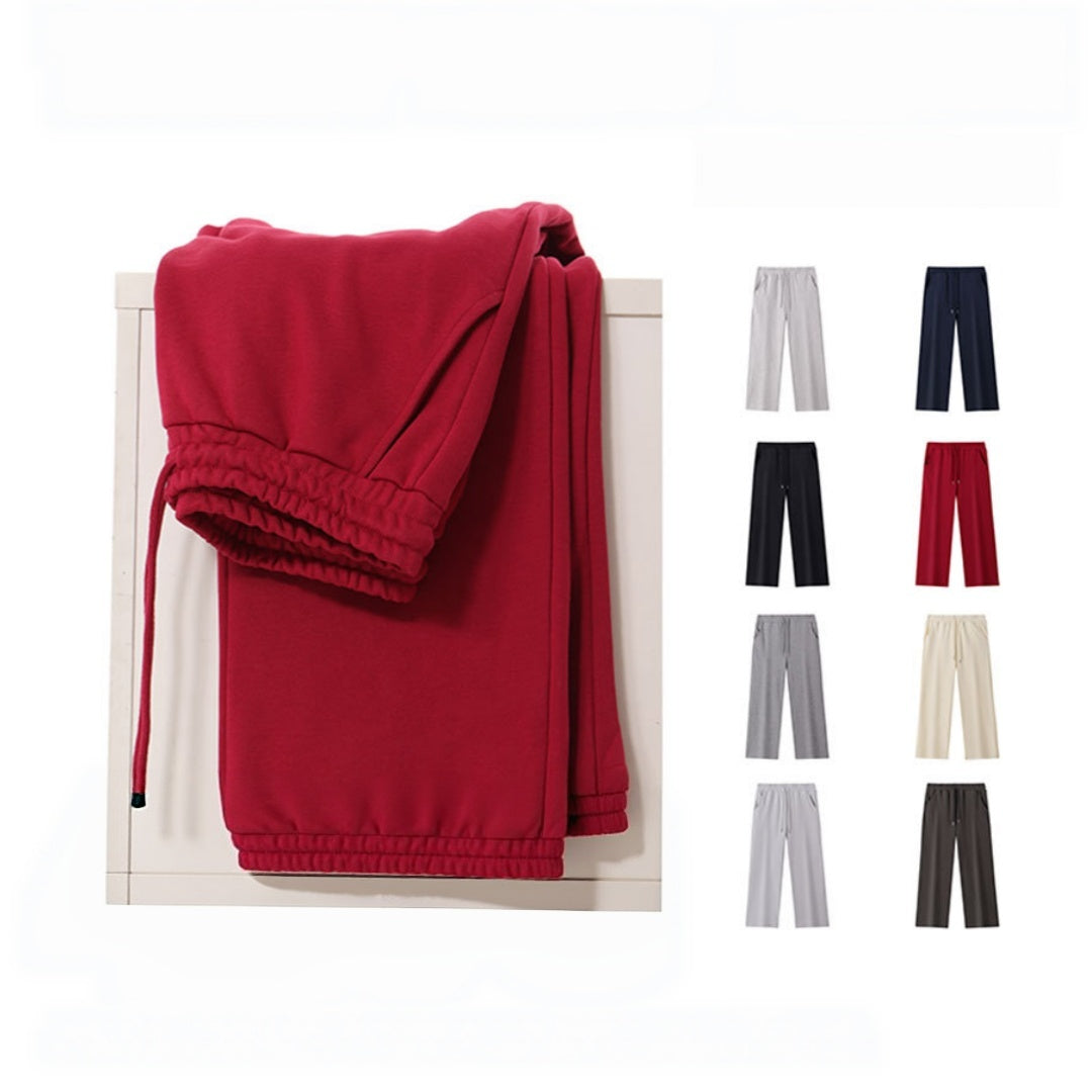 Relaxed Straight-Leg Sweatpants