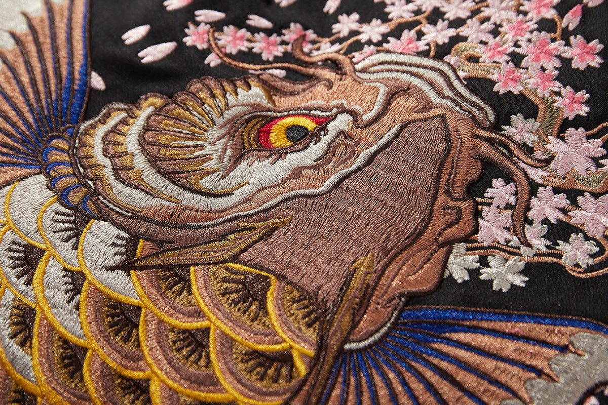 Koi Fish Satin Jacket