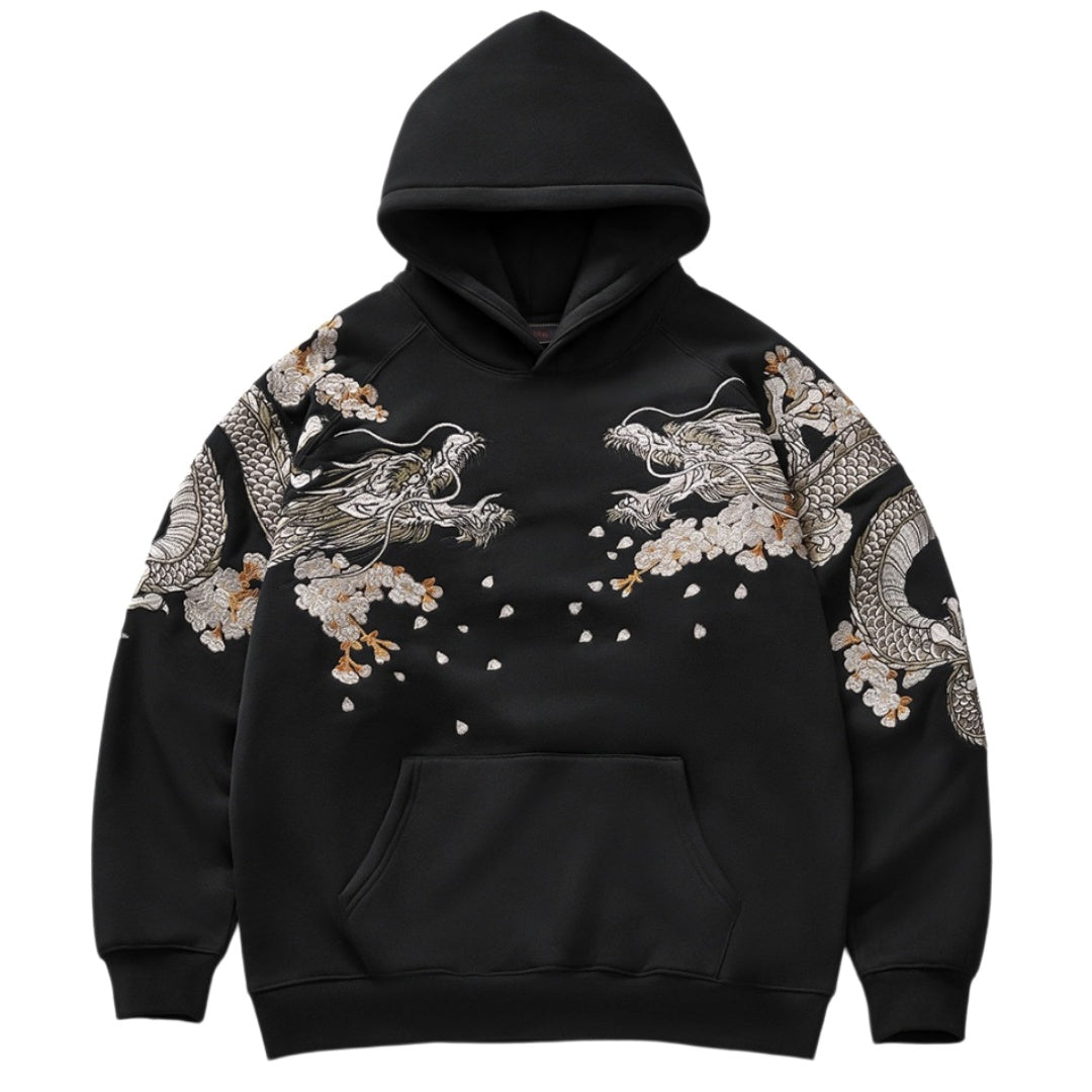 Dragon Sukajan Embroidered Hoodie