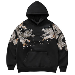 Dragon Embroidered Hoodie