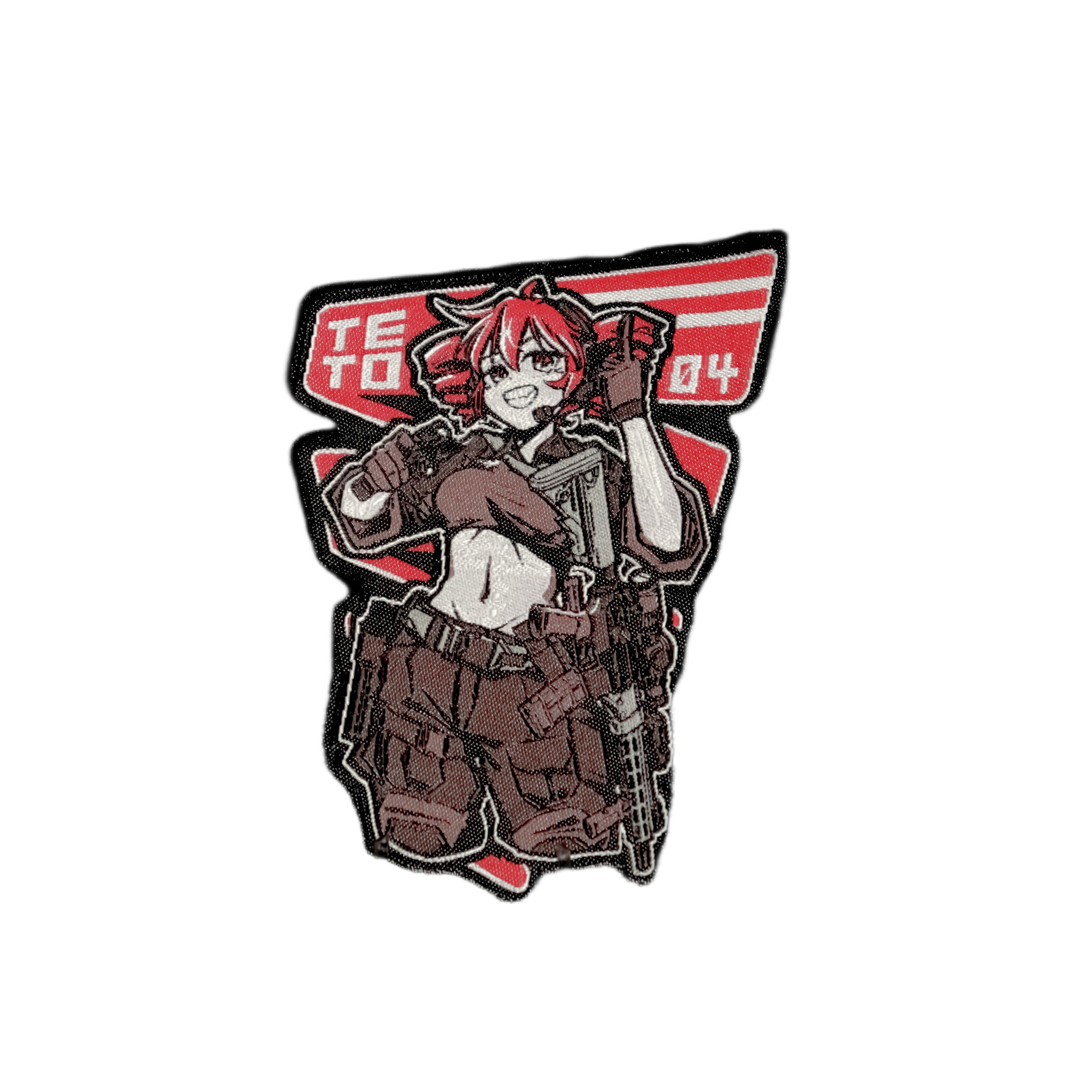 Écusson tactique de moralité pour groupe de filles d'anime