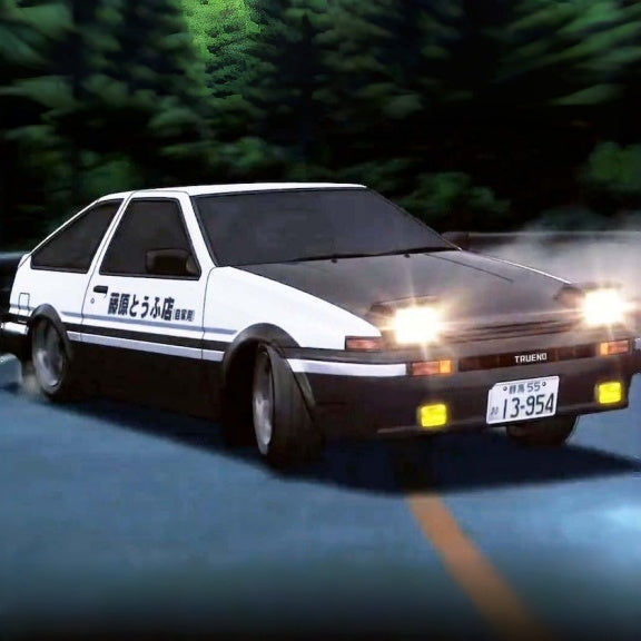 Fujiwara Takumi AE86 Gunma License Plate – JDM Aluminum Decorative Car Plate