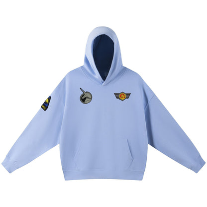 “Newtype Frequency” Embroidered Hoodie