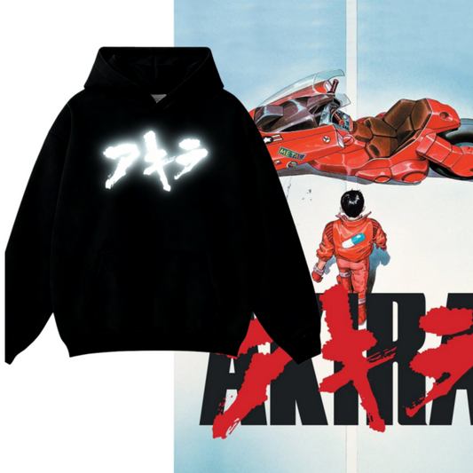 Japanese Akira Reflective Hoodie