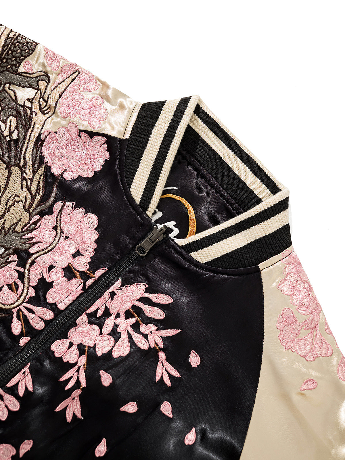 Dragon & Sakura Satin Jacket