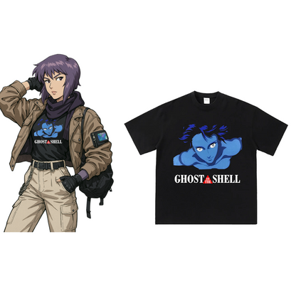 Pure Cotton "Ghost Protocol" T-shirt